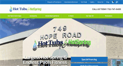 Desktop Screenshot of hottubsbyhotspring.com